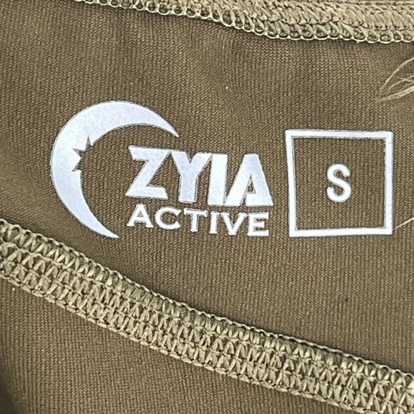 Zyia Unwind Jogger Pants Women's Size Small in Olive Green Drawstring Pockets - Picture 6 of 8